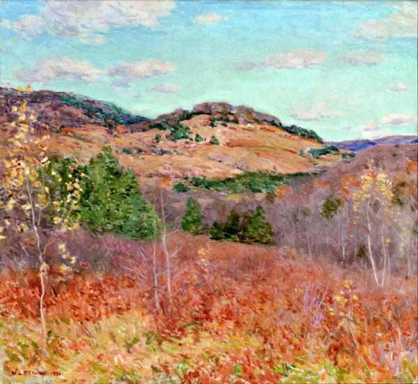 Purple And Gold by Willard Leroy Metcalf