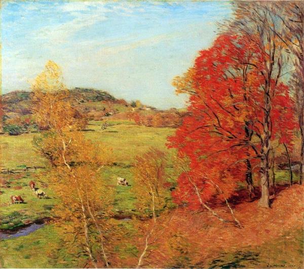 Red Maple by Willard Leroy Metcalf