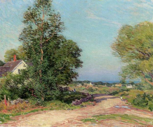 Willard Leroy Metcalf Road To Cape Porpoise