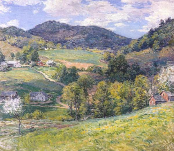 Spring In The Valley by Willard Leroy Metcalf