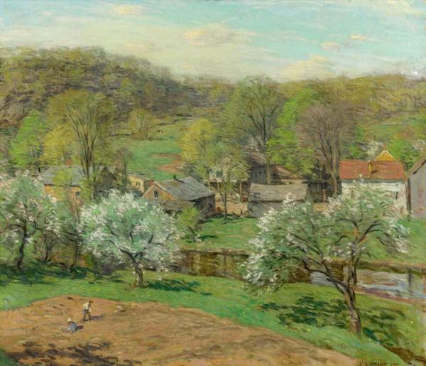 Willard Leroy Metcalf Spring Planting