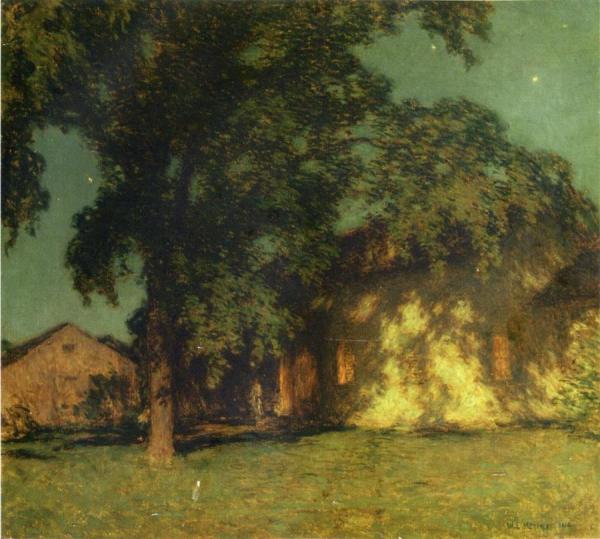 Summer Night (no. 2) by Willard Leroy Metcalf