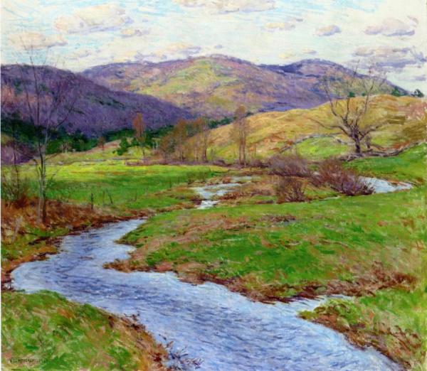 Swollen Brook (no. 2) by Willard Leroy Metcalf