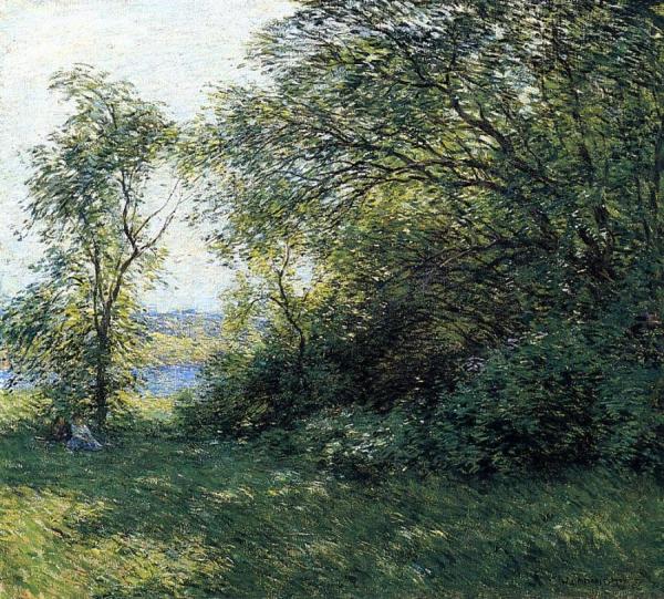 The Bower by Willard Leroy Metcalf