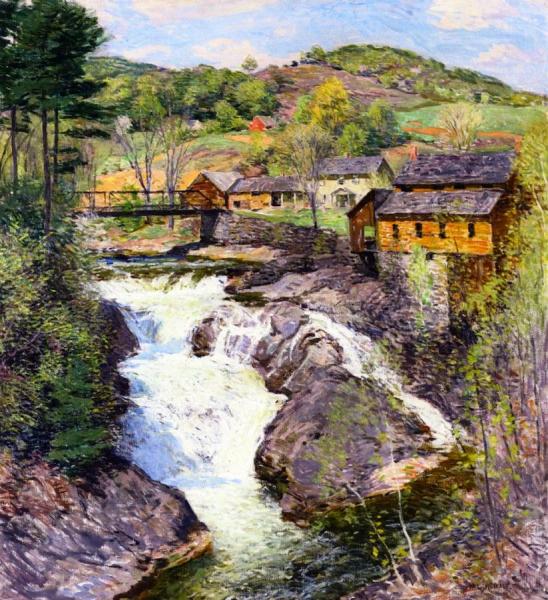 The Falls by Willard Leroy Metcalf