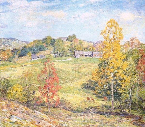 Willard Leroy Metcalf The Farm