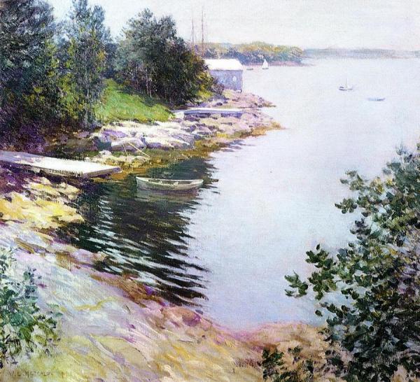 The Landing Place by Willard Leroy Metcalf
