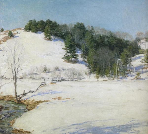 The Last Snow by Willard Leroy Metcalf