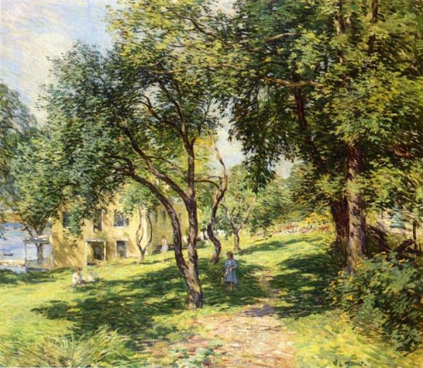 The Path by Willard Leroy Metcalf