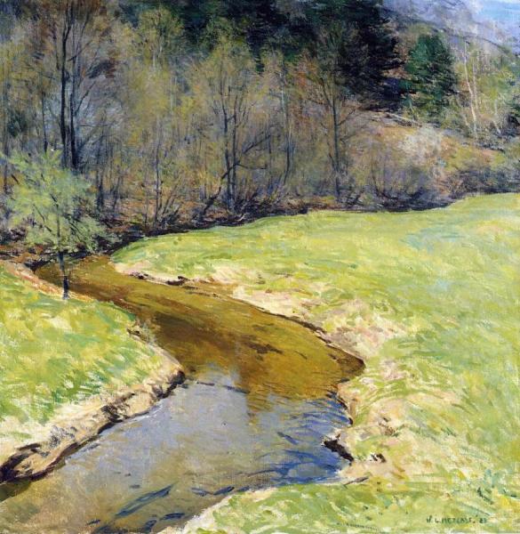 The Sunny Brook, Chester, Vermont by Willard Leroy Metcalf