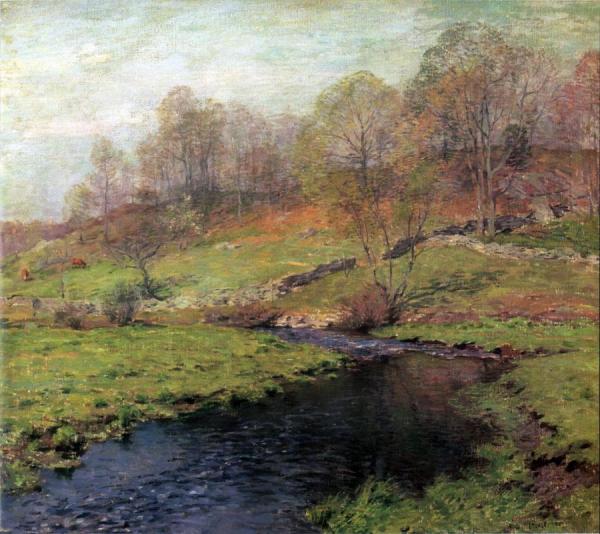 The Trout Brook by Willard Leroy Metcalf