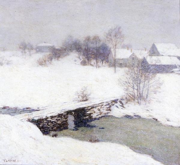 The White Mantle by Willard Leroy Metcalf