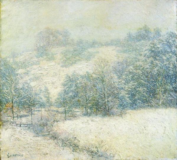 The Winter's Festival by Willard Leroy Metcalf
