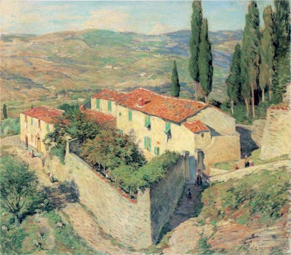 Valley Of The Mugnone by Willard Leroy Metcalf