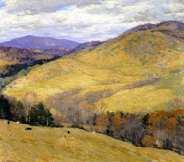 Vermont Hills, November by Willard Leroy Metcalf