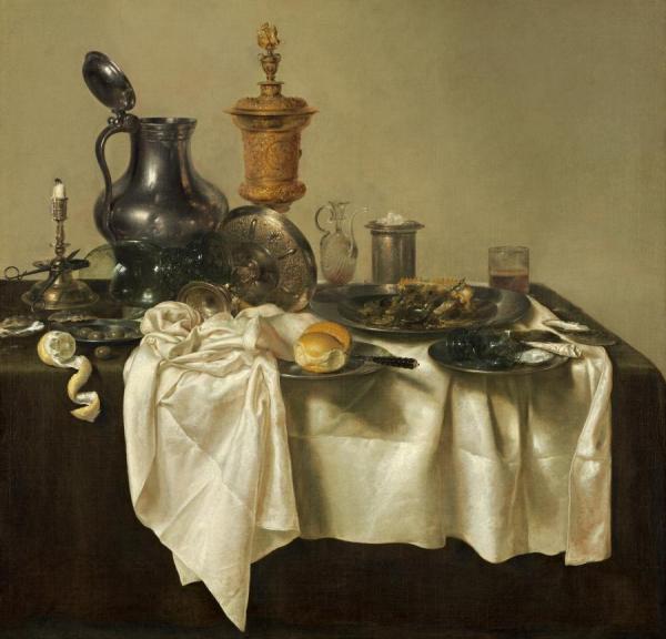 Banquet Piece With Mince Pie by Willem Claesz Heda