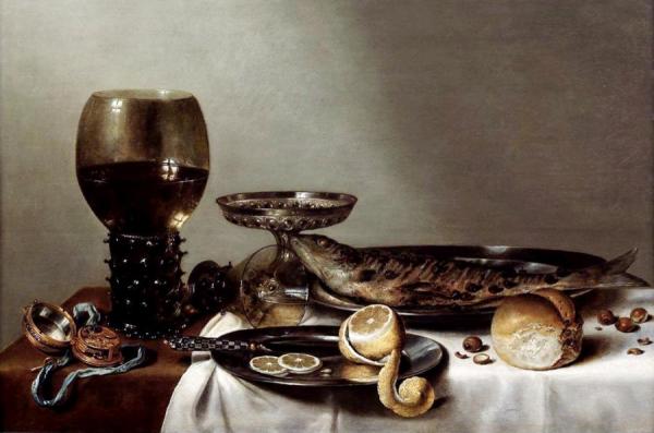 Still Life With A Roemer And Watch by Willem Claesz Heda