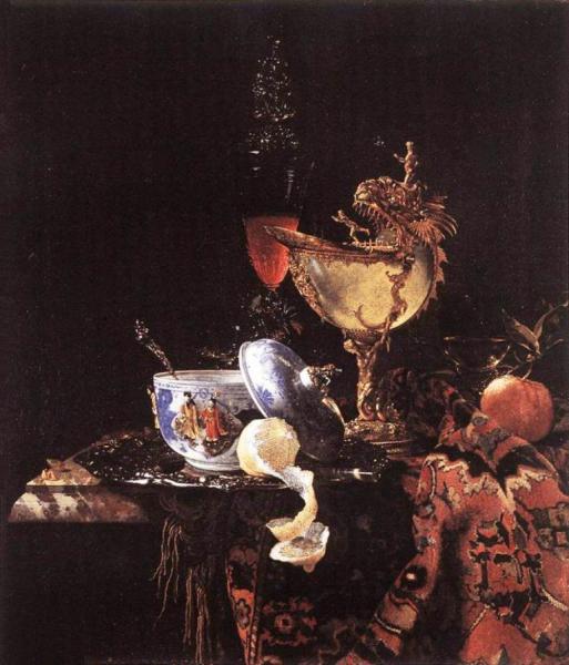Still-life With A Nautilus Cup by Willem Kalf