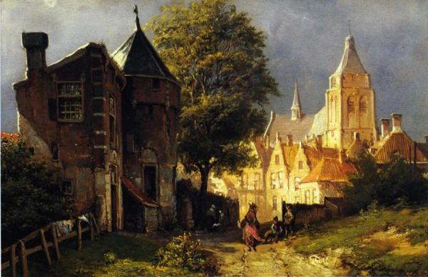 View Of Amsterdam by Willem Koekkoek
