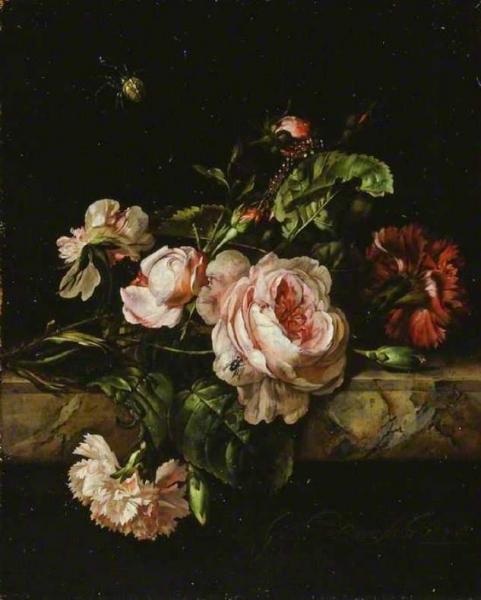 Group Of Flowers by Willem Van Aelst Oil Painting Reproductions