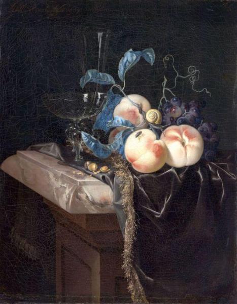 Still Life With Fruit by Willem Van Aelst