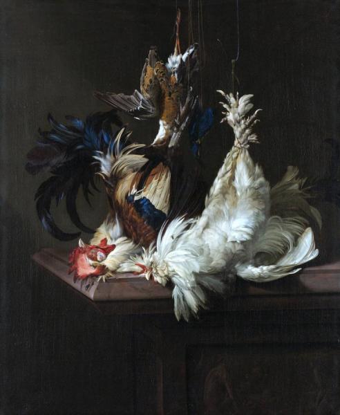Still Life With Poultry by Willem Van Aelst