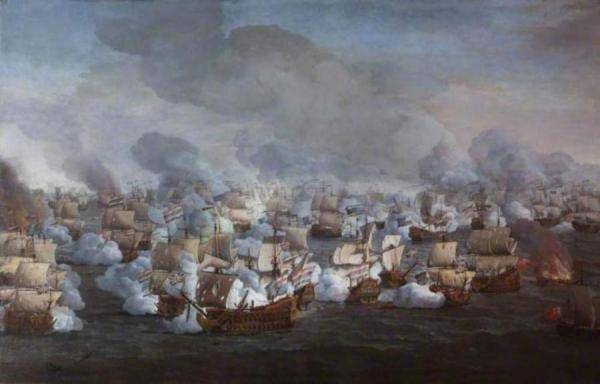 Willem Van Der Velde The Elder The Battle Of The Texel (kijkuin) 21 August 1673:  The Engagement Of The Two Fleets