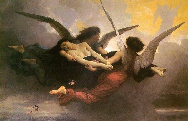 A Soul Brought To Heaven by William Adolphe Bouguereau