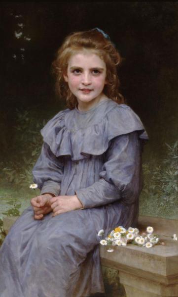 Daisies by William Adolphe Bouguereau
