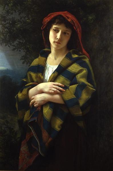 During The Storm by William Adolphe Bouguereau