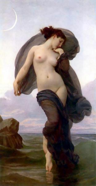 La Crepuscule by William Adolphe Bouguereau