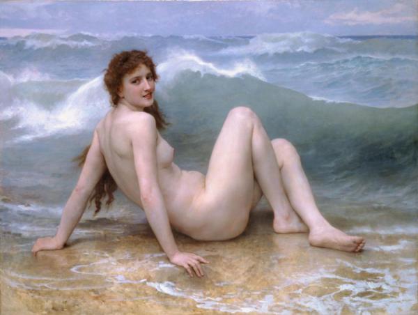 La Vague (the Wave) by William Adolphe Bouguereau