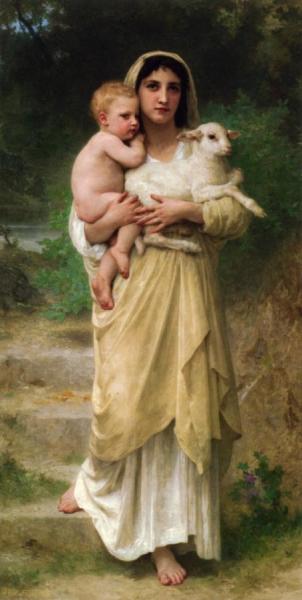 William Adolphe Bouguereau Lambs