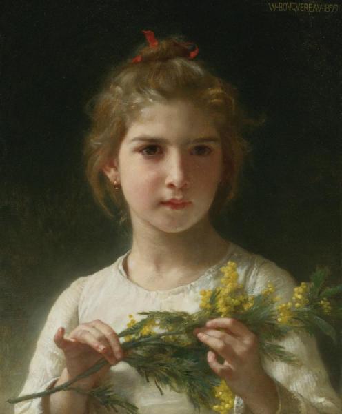 Mimosa by William Adolphe Bouguereau