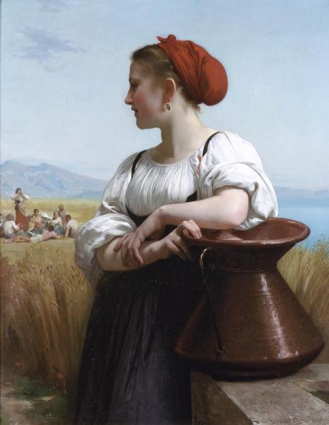 Moissoneuse by William Adolphe Bouguereau