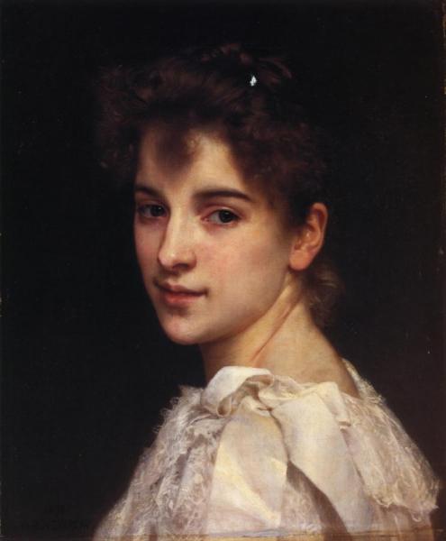 Portrait Of Gabrielle Drienza by William Adolphe Bouguereau