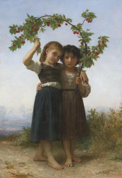 The Cherry Branch by William Adolphe Bouguereau