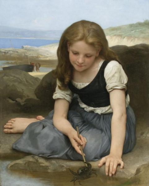 The Crab by William Adolphe Bouguereau