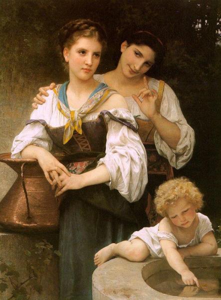 The Secret by William Adolphe Bouguereau
