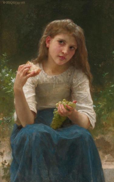 The Snack by William Adolphe Bouguereau Oil Painting Reproductions