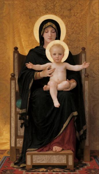 Virgin And Child by William Adolphe Bouguereau