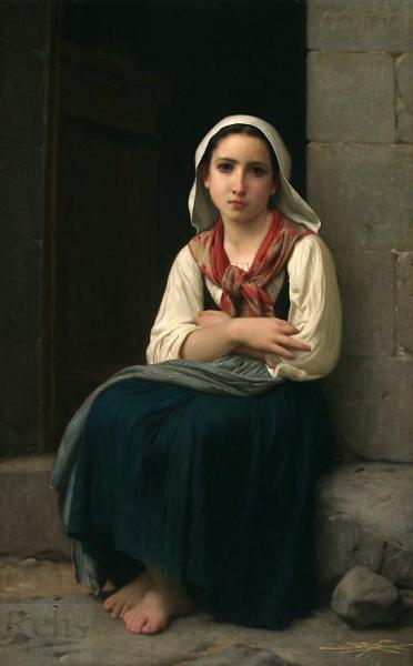 Yvonnette by William Adolphe Bouguereau Oil Painting Reproductions