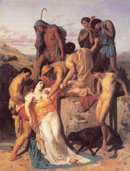 Zenobia Found By Shepherds On The Banks Of The Araxes by William Adolphe Bouguereau