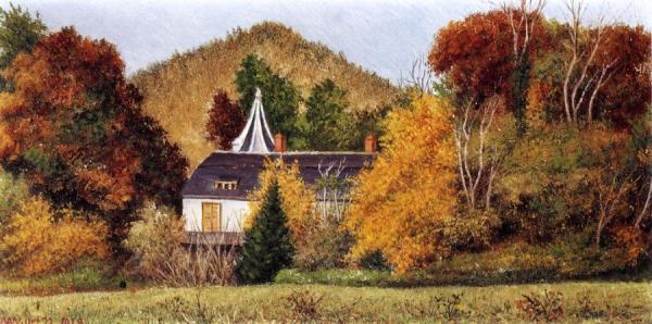 Autumn Scene In The North Carolina Mountains by William Aiken Walker