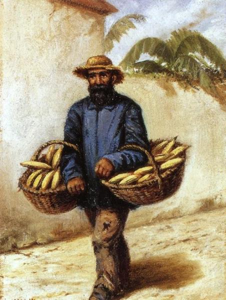 Banana Peddler Of Greenville, Mississippi by William Aiken Walker