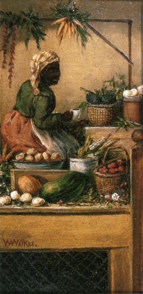 Charleston Vegetable Woman by William Aiken Walker Oil Painting Reproductions