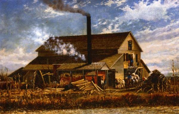 Cotton Gin, Adams County, Mississippi by William Aiken Walker