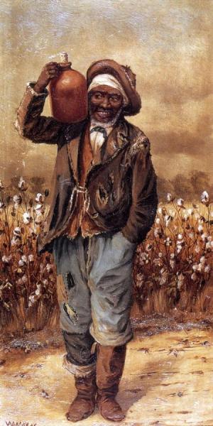 Negro Man With Jug On Shoulder by William Aiken Walker