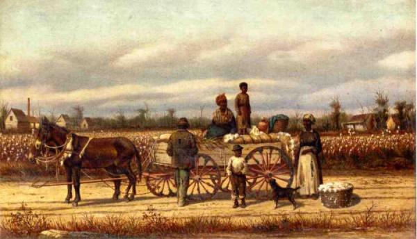 Noon Day Pause In The Cotton Field by William Aiken Walker