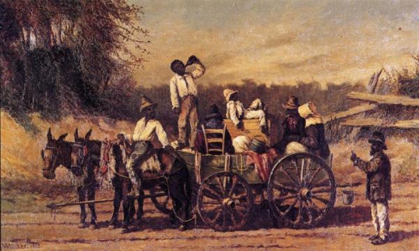 On The Road To Natchez by William Aiken Walker